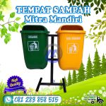 Tempat sampah mitra mandiri oval gandeng 2