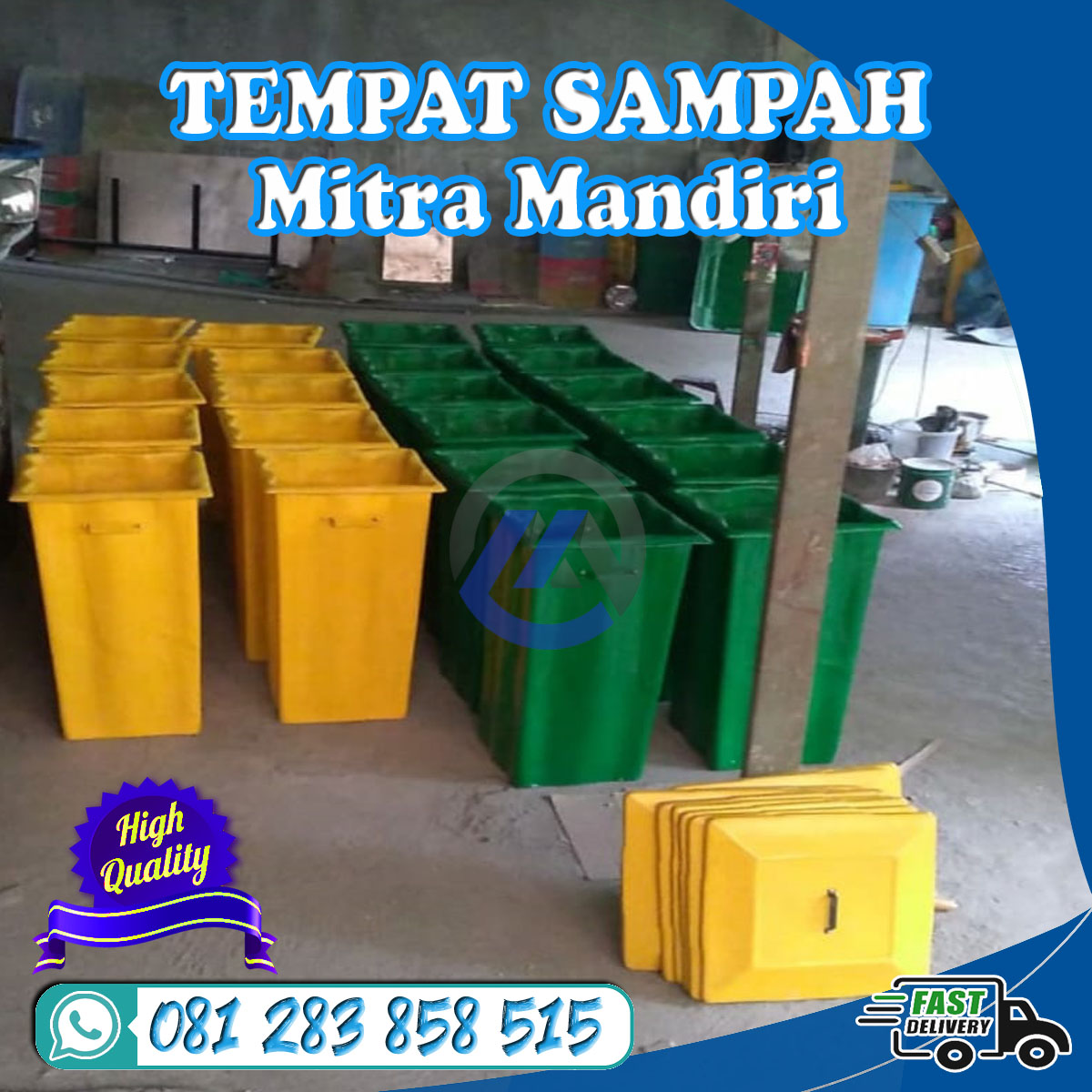 Tempat Sampah Kotak 2 in 1 - Image 2
