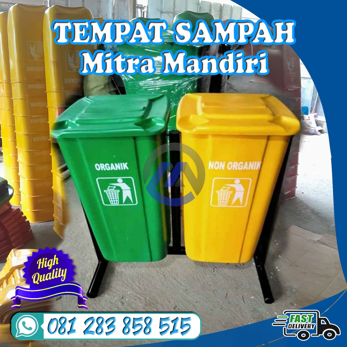 Tempat Sampah Kotak 2 in 1 - Image 3