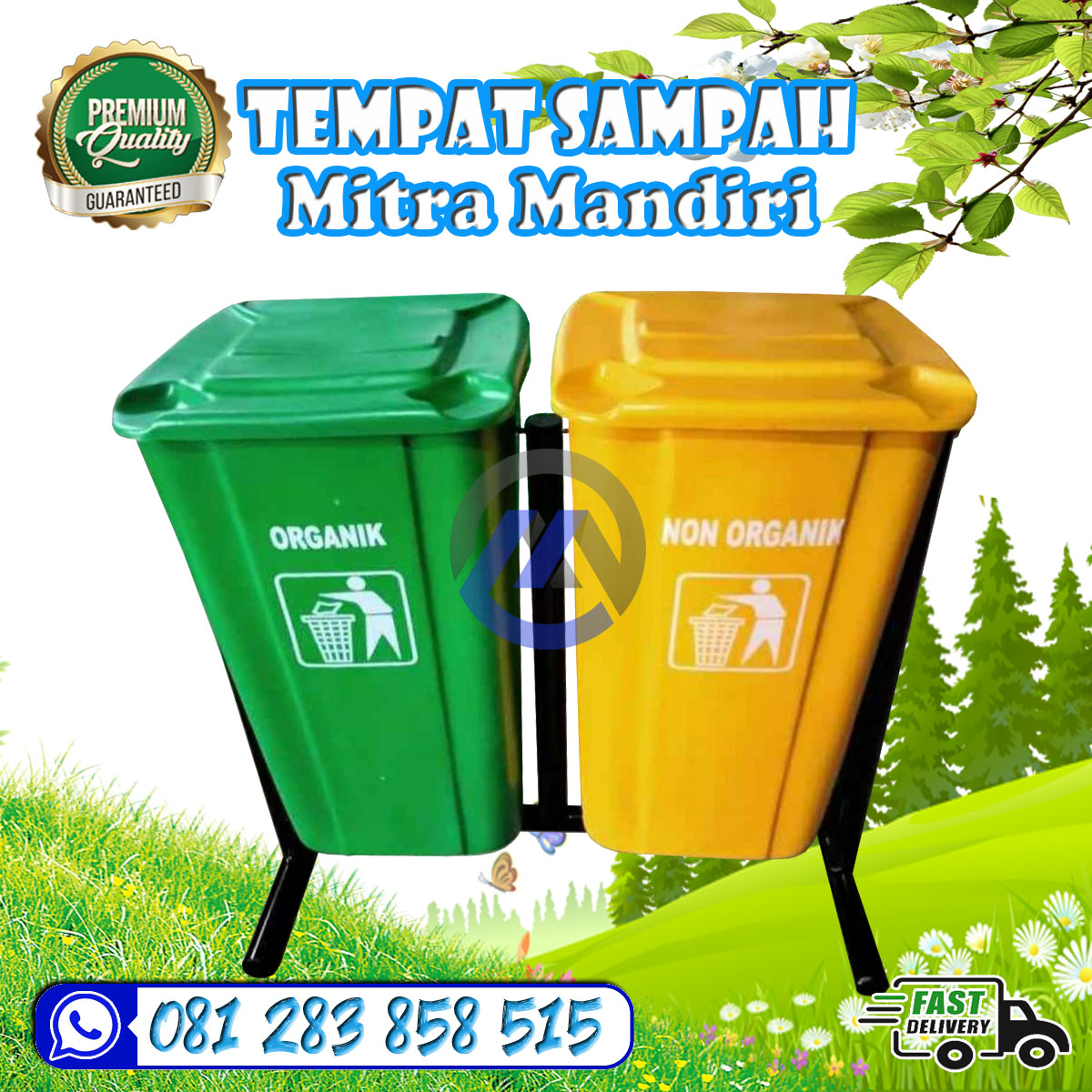 tempat sampah kotak gandeng 2