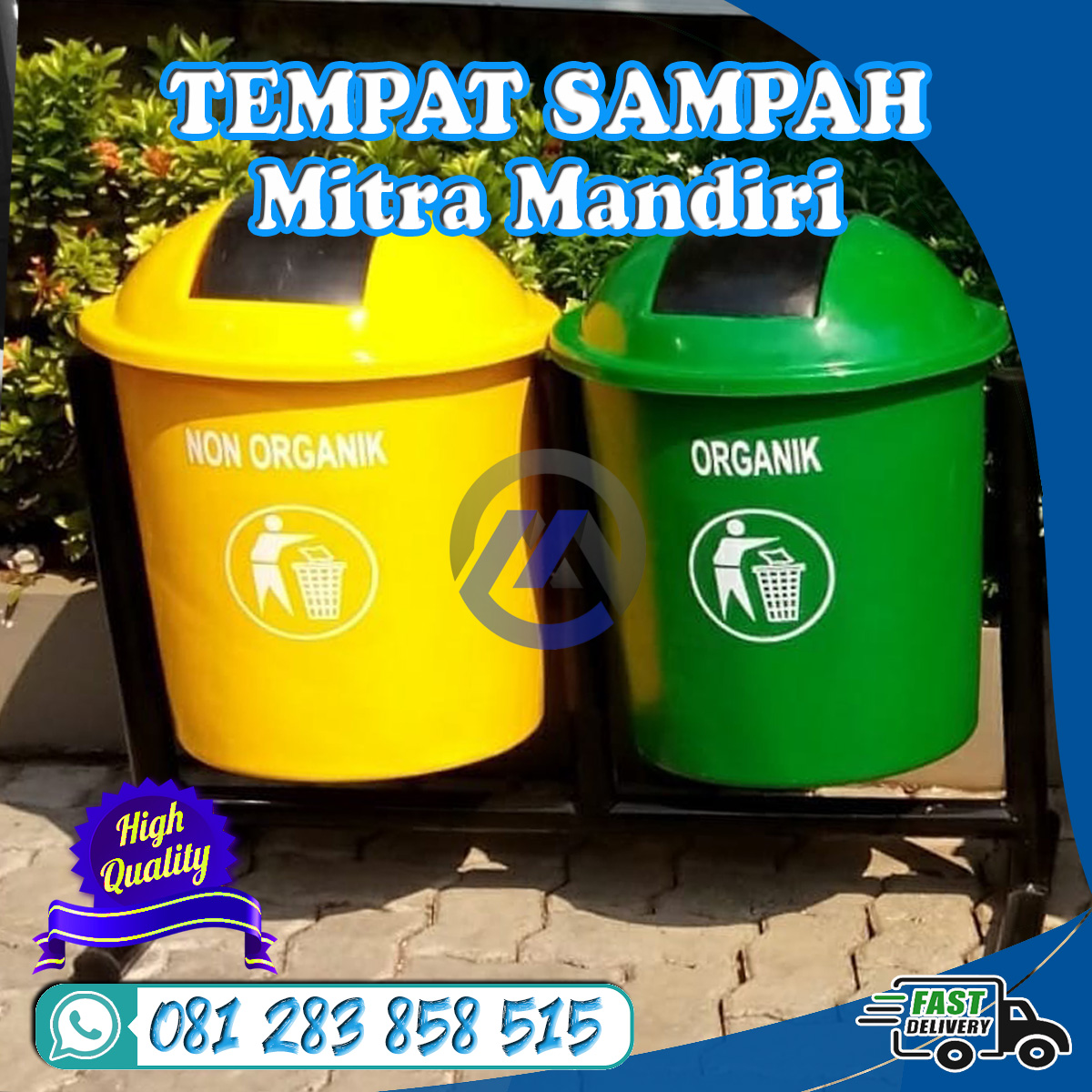 Tong Sampah Bulat 2 in 1 - Image 3