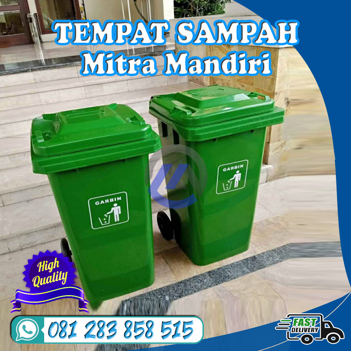 tempat sampah roda 120 liter