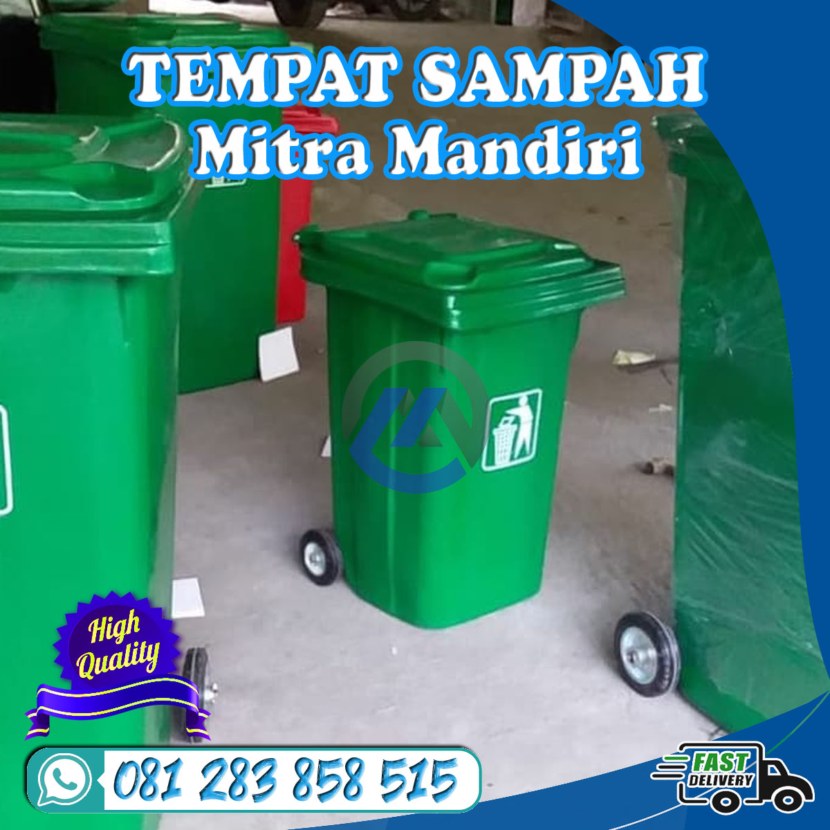 tempat sampah roda 120 liter
