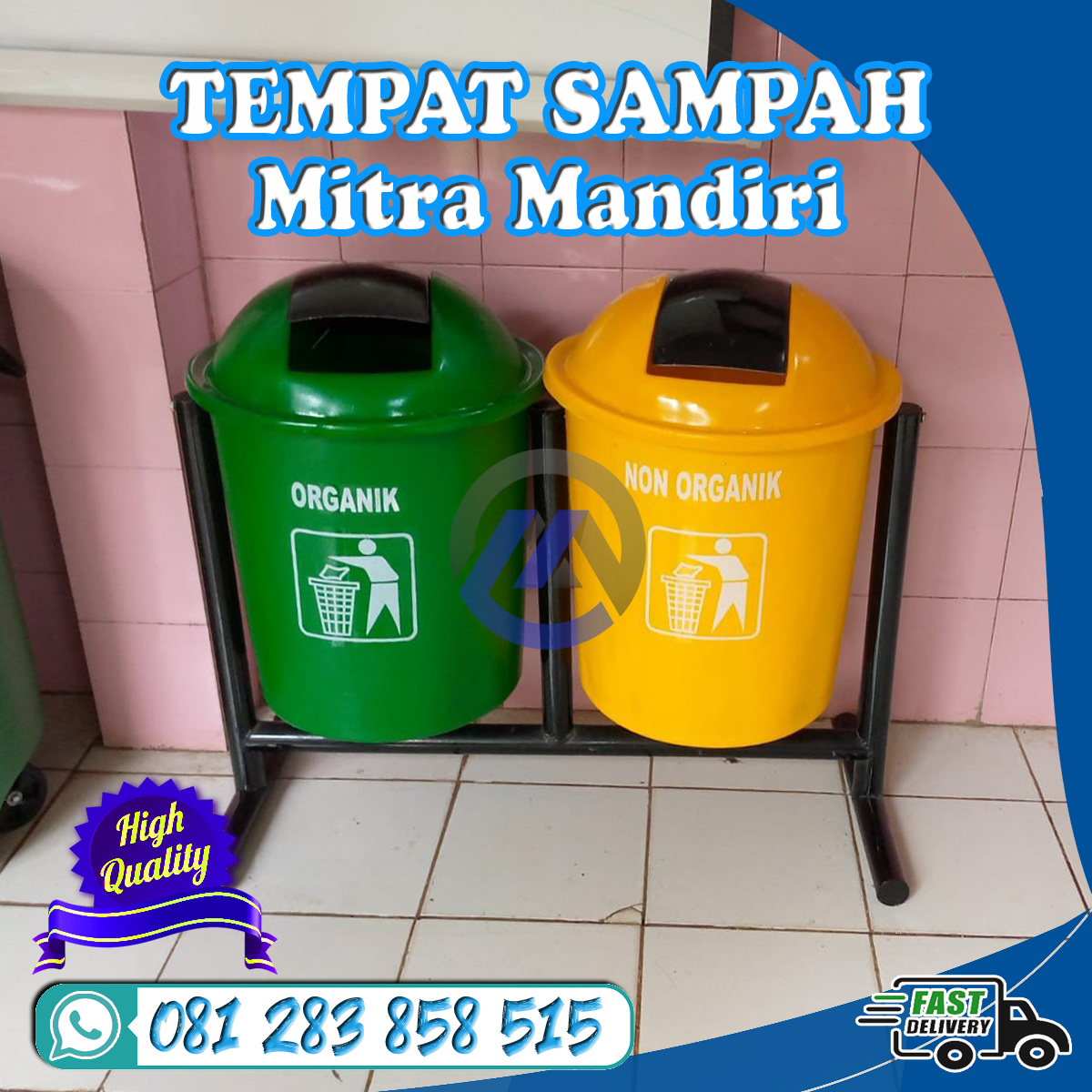 Tong Sampah Bulat 2 in 1 - Image 2